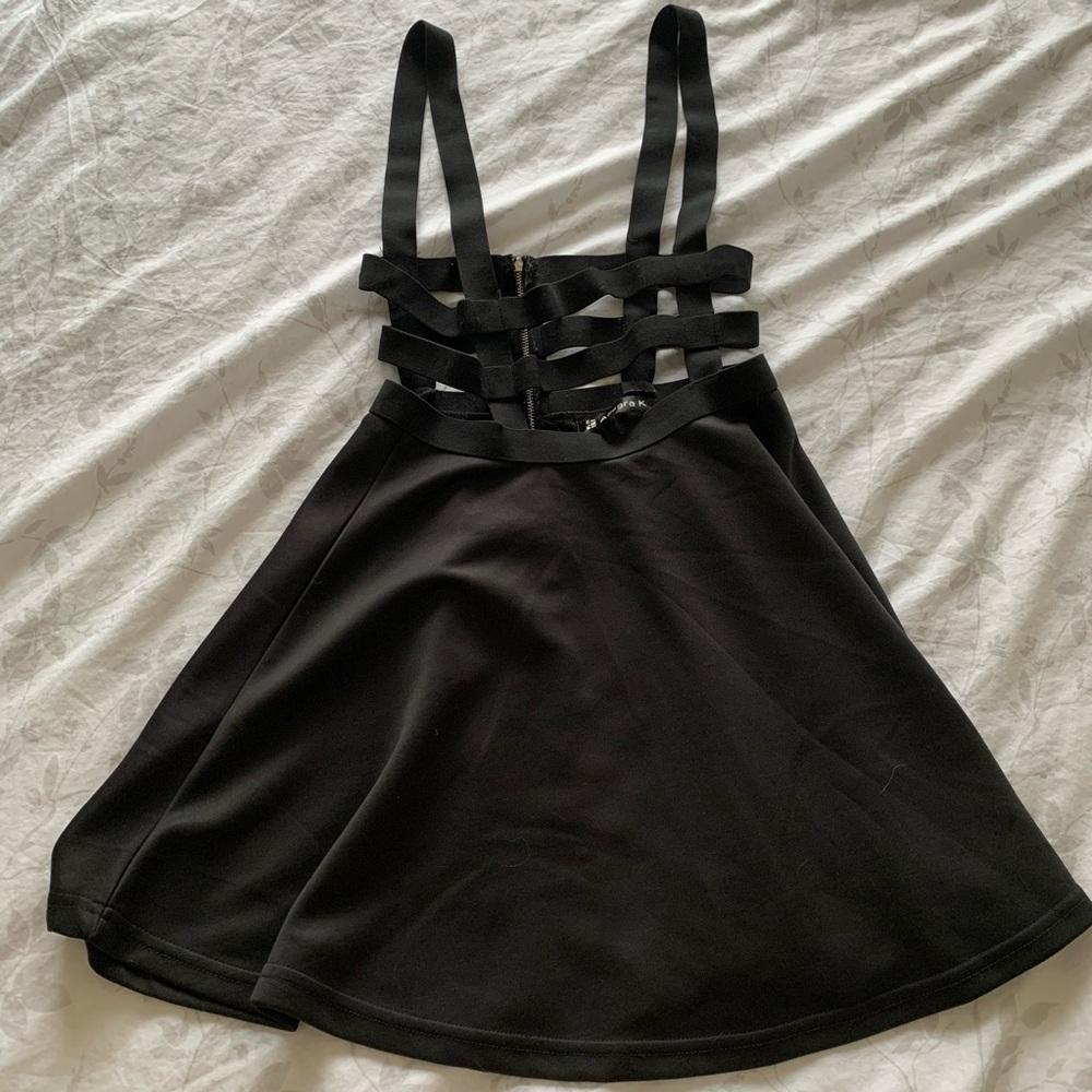 Caged Suspender Skirt